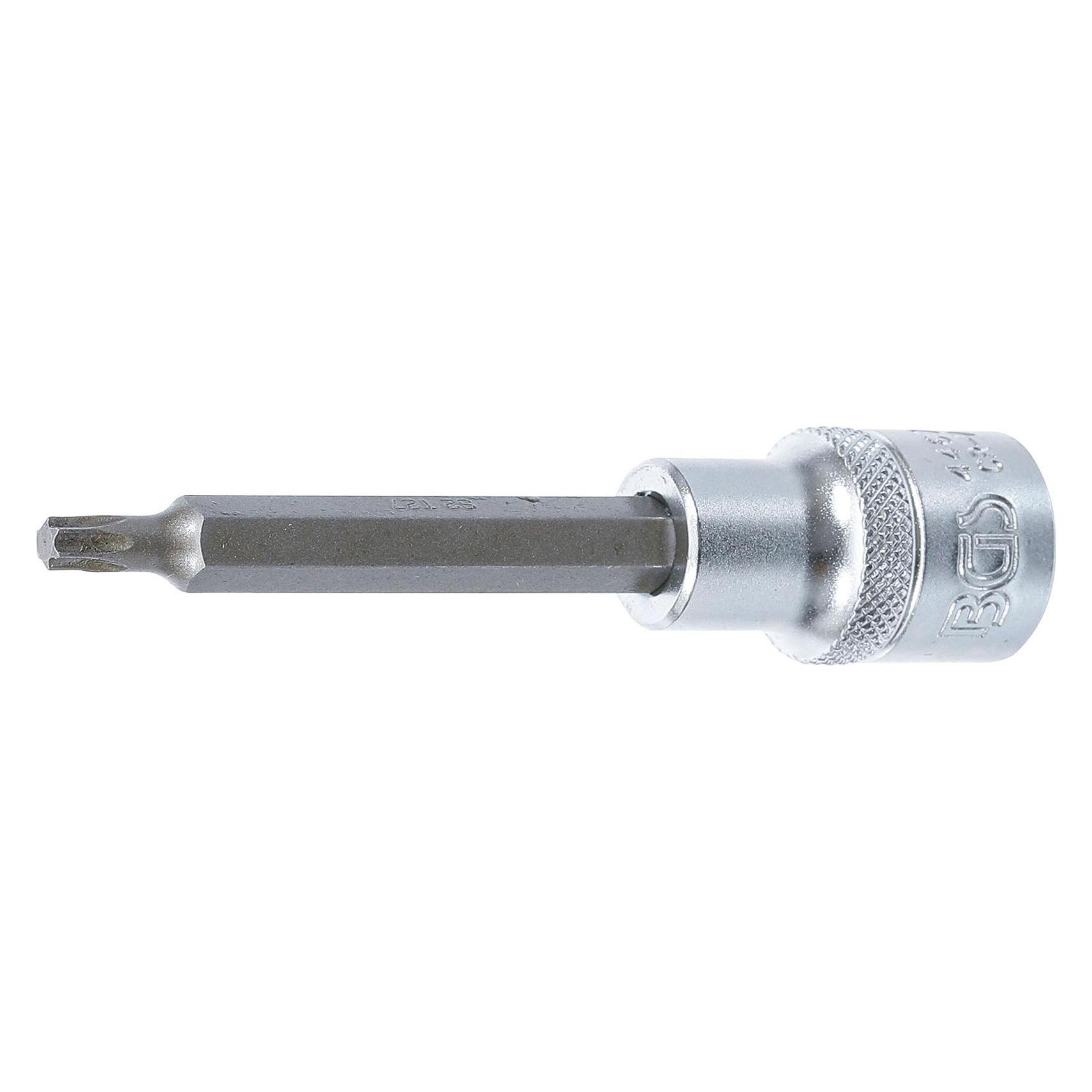 BGS Bit-Einsatz Länge 100 mm Antrieb Innenvierkant 12,5 mm (1/2") T-Profil (für Torx) T27 (4467)