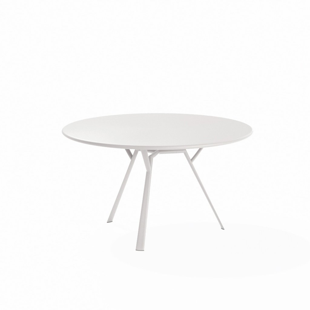 Fast Radice Quadra Tisch Ø 130cm (weiß (1, White)) weiß (1, White) 9113-1