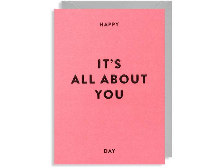 Geschenkkarte Office Pink Papier - Geschenkkarte