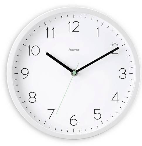 Hama 00222241 Funk Wanduhr 25cm x 250mm x 250mm x 40mm Weiß