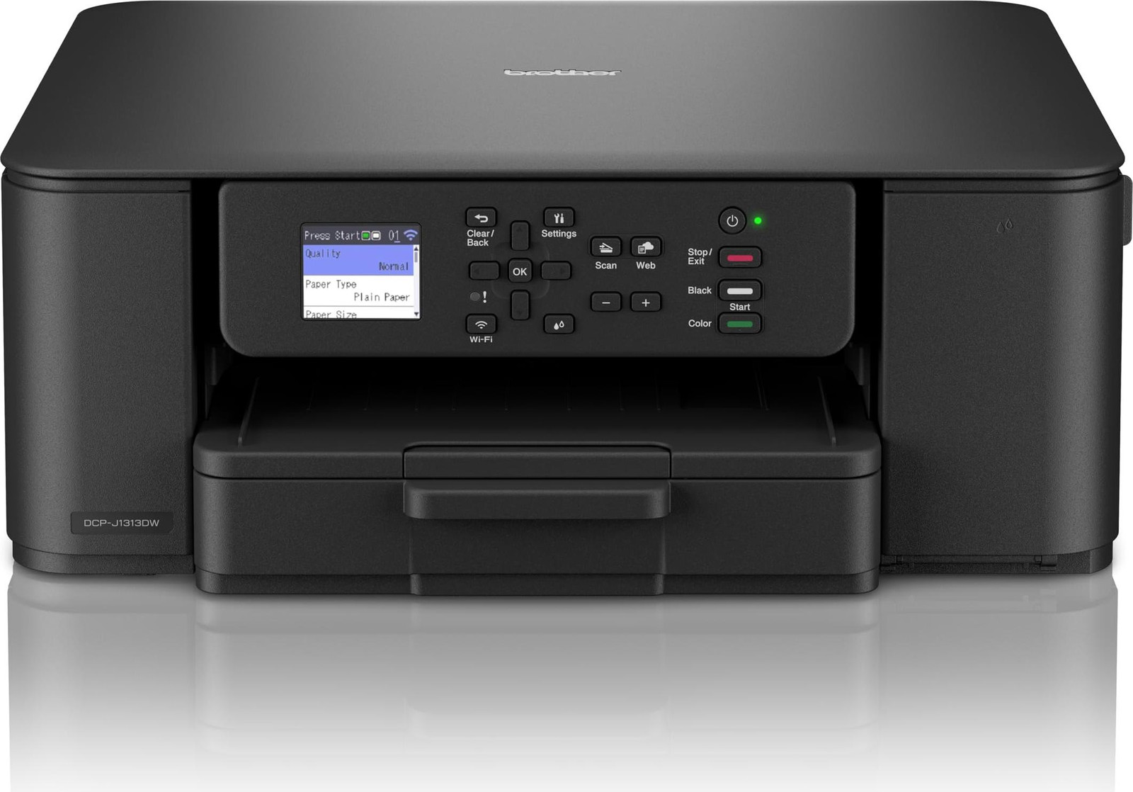 Brother DCP-J1313DW Inkjet Kleurenprinter A4 Zwart