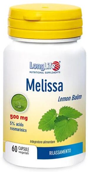 Erba Vita Melissa Integratore Alimentare Funzione Digestiva Rilassamento 60 Capsule