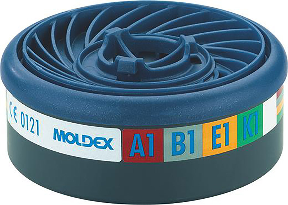 Moldex gasfilter 9400 ABEK1 voor organische gassen en zure gassen, 10 stuks