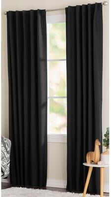Miller Curtains WAKEFIELD Hidden Back Tab Blackout Panel