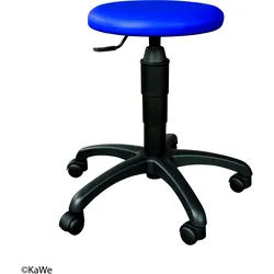 Drehhocker Classic mit Rundsitz, blau