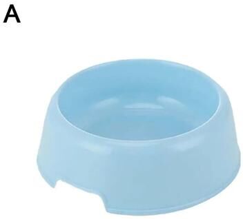 Uplift Picks Candy Color Pet Food Bowl Lightweight Plastic Feeding Bowl For Cats And Small Dogs blue