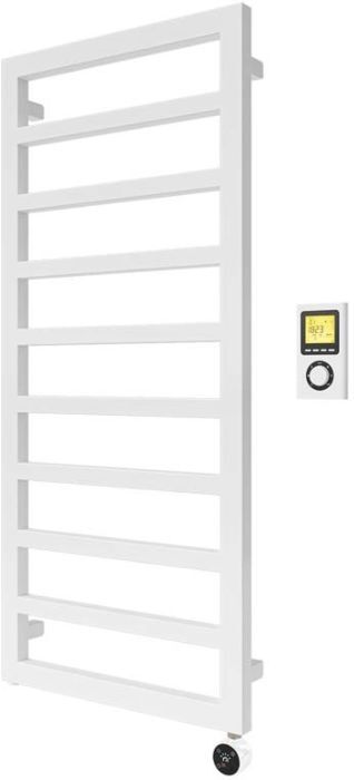 Purmo Figuresse Square E Elektro-Badheizkörper FHVM013606000N0 BH 1360 mm, BL 600 mm, 600 W, RAL 9016