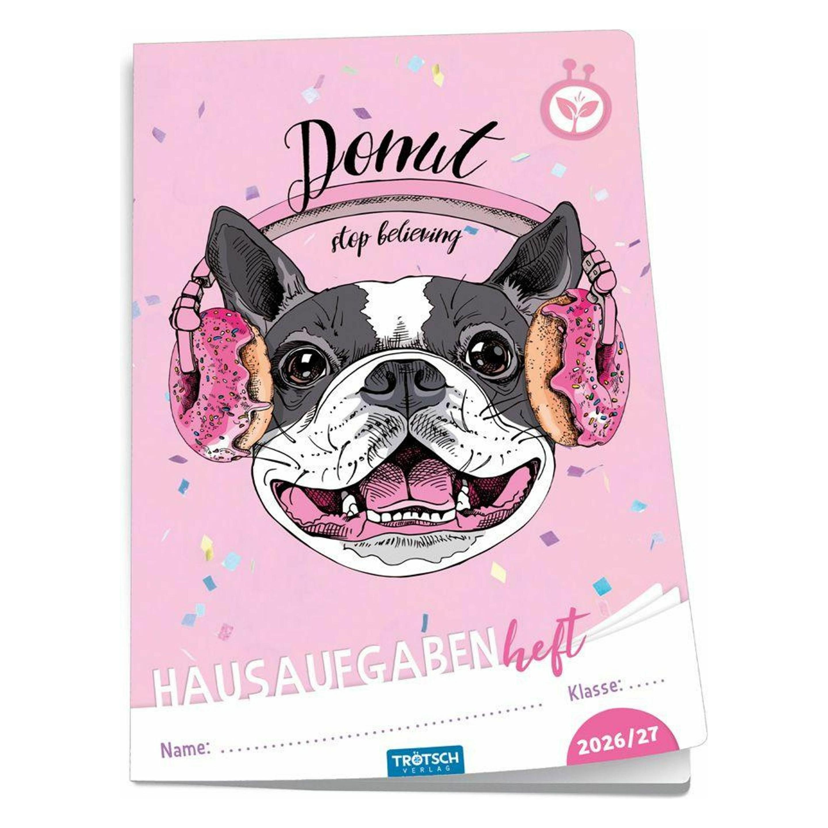 Trötsch - Jahresbezogenes Hausaufgabenheft Grundschule Hund 26/27 (A5, 1 Woche / 2 Seiten) (67884798)