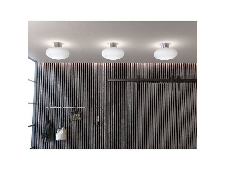 Bullo Deckenleuchte XL Ø38 Aluminium/Opal - Belid - Wohnzimmer - Metall