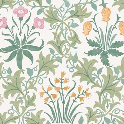 William Morris at Home Celandine Spring Garden Wallpaper - N/A