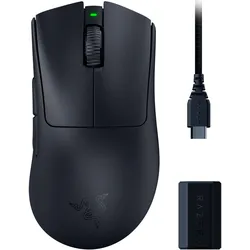 RAZER DeathAdder V3 Pro Schwarz Gaming-Maus, 30000 DPI, 63g, bis zu 90h Akkulaufzeit