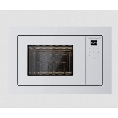 Küppersbusch Kompakte Mikrowelle mit 3 Funktionen und Grill - 38 cm Nischenhöhe mit Einbaurahmen M6120.0W