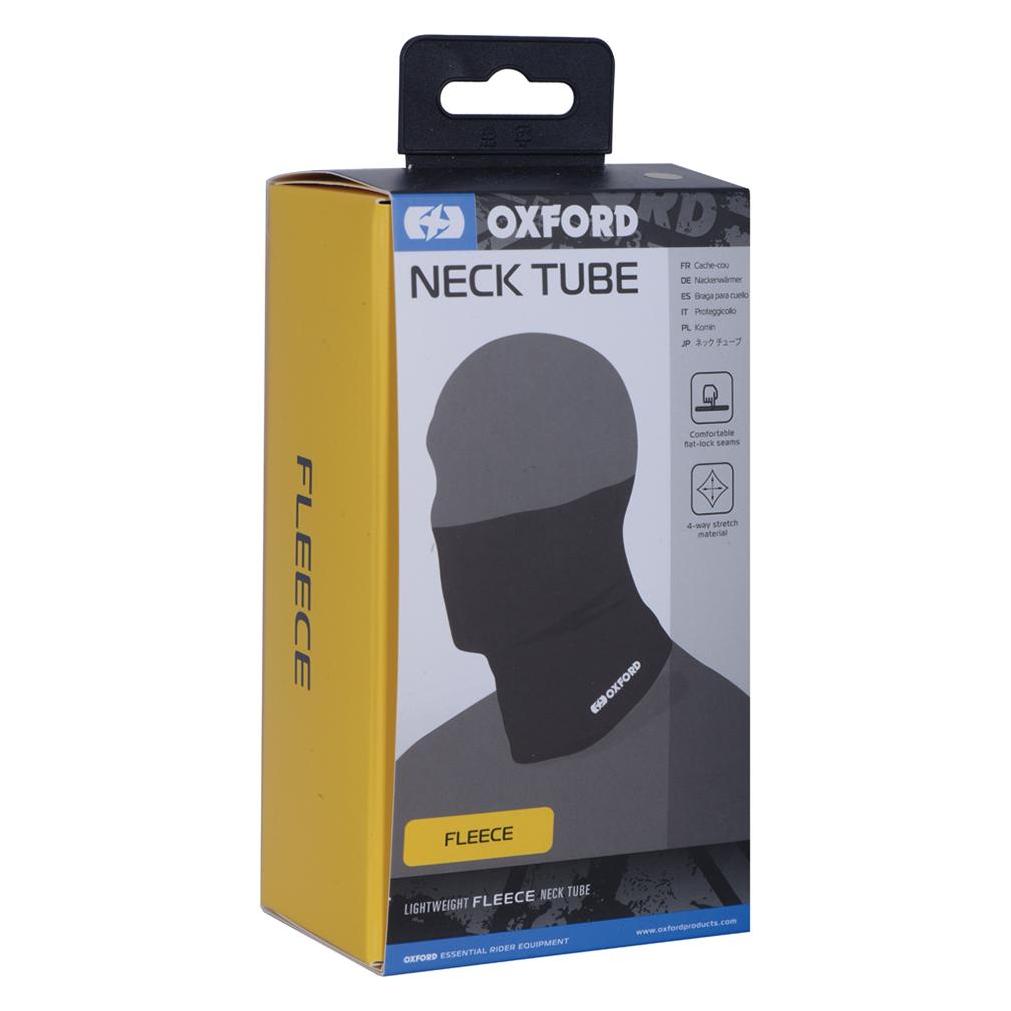 Oxford Neck Tube Fleece Blk (CA120)