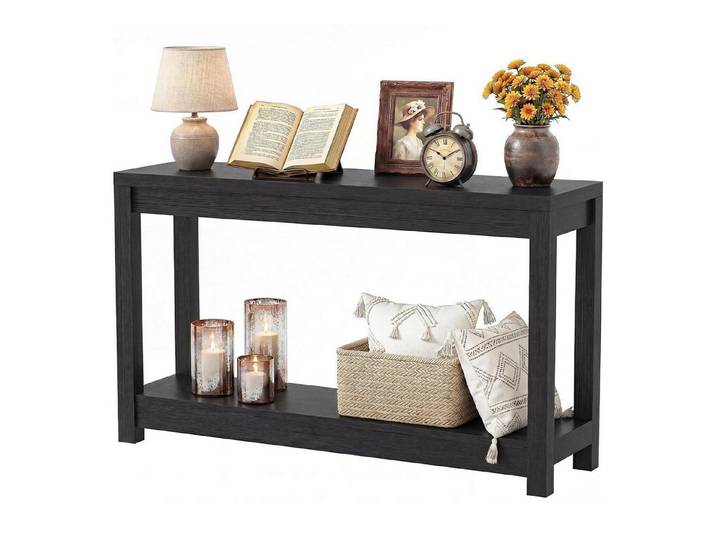 LuxusKollektion Konsolentisch Konsolentisch Schwarz 120cm (1-St)