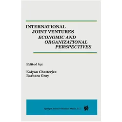 International Joint Ventures: Economic and Organizational Perspectives, Fachbücher