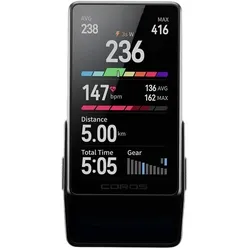 COROS DURA 2 Solar GPS Fahrradcomputer | mit Aluminium-Vorbauhalterung