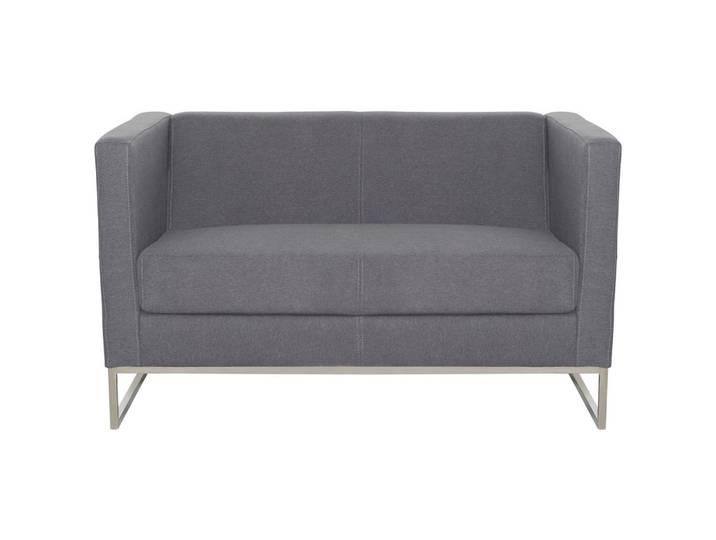 2-SITZER-SOFA BARBADOS Dunkelgrau