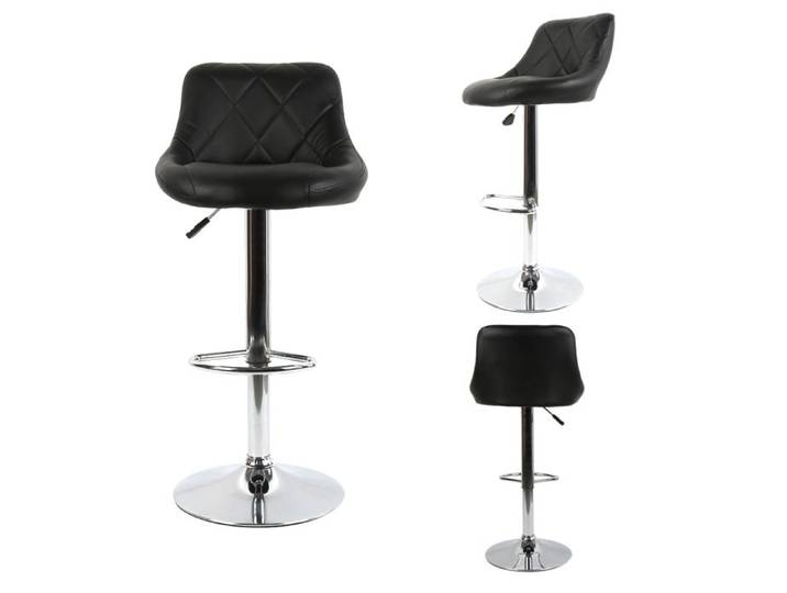 JEOBEST Tabourets de Bar Réglables en Hauteur - Lot de 6 - Tabourets de Comptoir en PU - Chaises Haut pour Îlot de Cuisine Bar