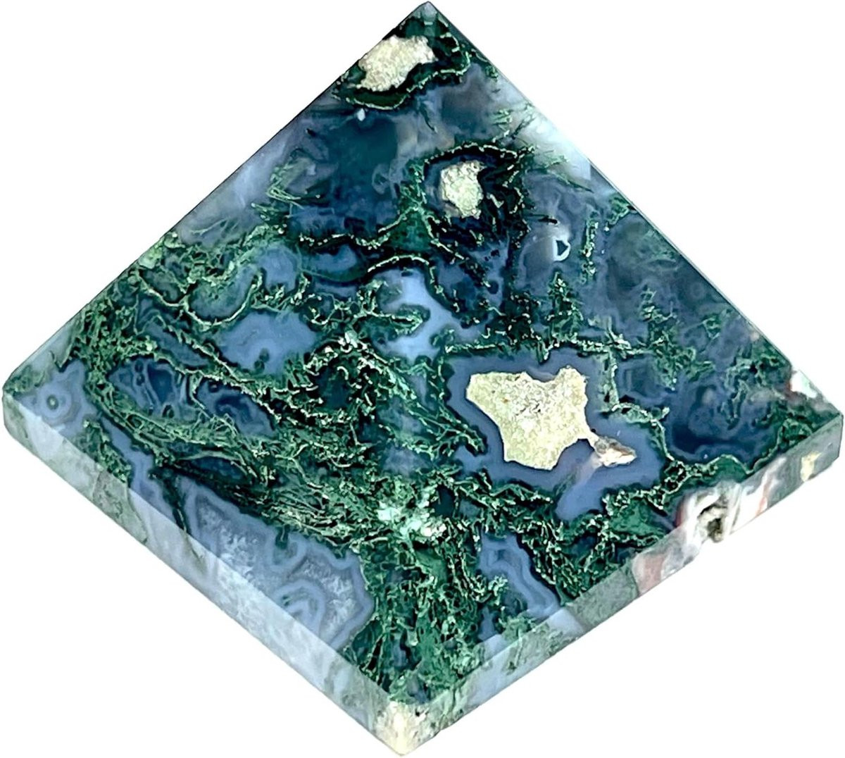Groene Edelsteen Piramide - Kristallen Meditatie Hulpmiddel - 5 cm