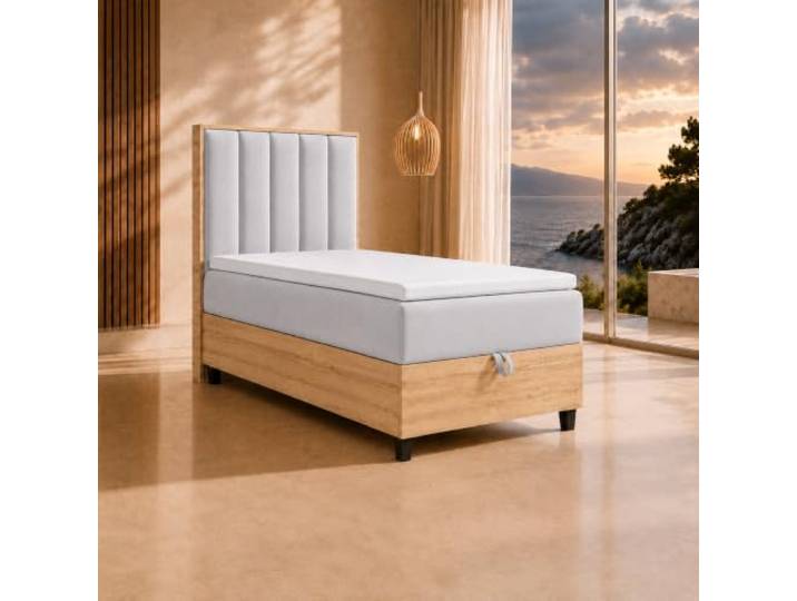 Best For Home Boxspringbett Trinity K10 80x200 Einzelbett mit Bettkasten