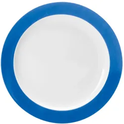 COLOURS Dessertteller (mit Fahne) - (Ø 18 cm) - Blau, 6er Set