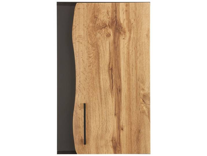 Oberschrank in Eichefarben/Grau