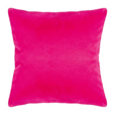 Dekokissen PAD "GAZELLE", pink (pink, unifarben), B:60cm L:60cm, Polyester, Dekokissen_Sitzkissen_Kissenhüllen, Samtweich mit edler Schimmer-Textur