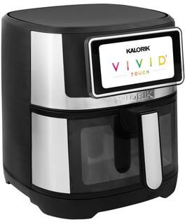 Kalorik VIVID TOUCH 5 Quart with High-Resolution Touchscreen, in Stainless-Steel