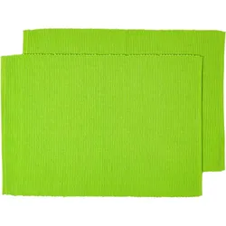 TISCHSET limette im 2er-Set 33/50 cm, 100% Baumwolle
