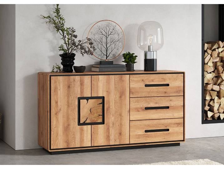 Sideboard 145x77cm 'Zarah' Wildeiche geölt