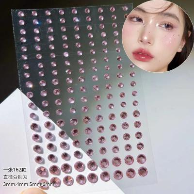 Uplift Picks GlamShine Rhinestone Face Stickers Self Adhesive Face Gem Stickers Festival Makeup Jewels 01