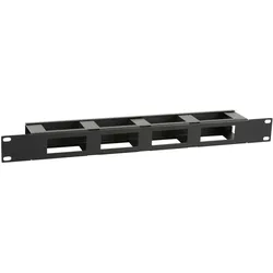 Lanview 1U 19" S TYPE CABLE, Serverschrank Zubehör, Schwarz