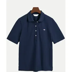 Poloshirt aus Piqué Blau S