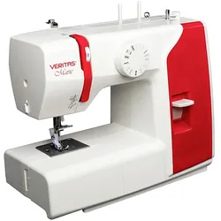 Veritas Marie, Nähmaschine, Weiss, Rot