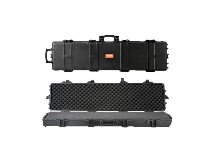 SucceBuy – étui rigide pour fusil, valise de rangement Portable pour pistolet Long avec 2 roulettes, étui de protection antichoc et étanche pour fusil Airsoft