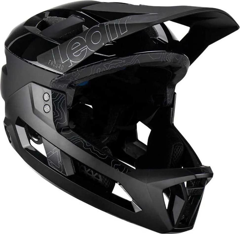 Leatt Helmet MTB Enduro 3.0 Fahrradhelm Größe M Stealth - 3-in-1 Halbschale, ....