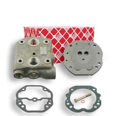 FEBI BILSTEIN Zylinderkopf, Druckluftkompressor 14666 für DAF MAN Mercedes