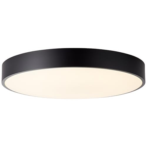 Brilliant Design Slimline ronde LED-plafondlamp zwart Ø 49cm