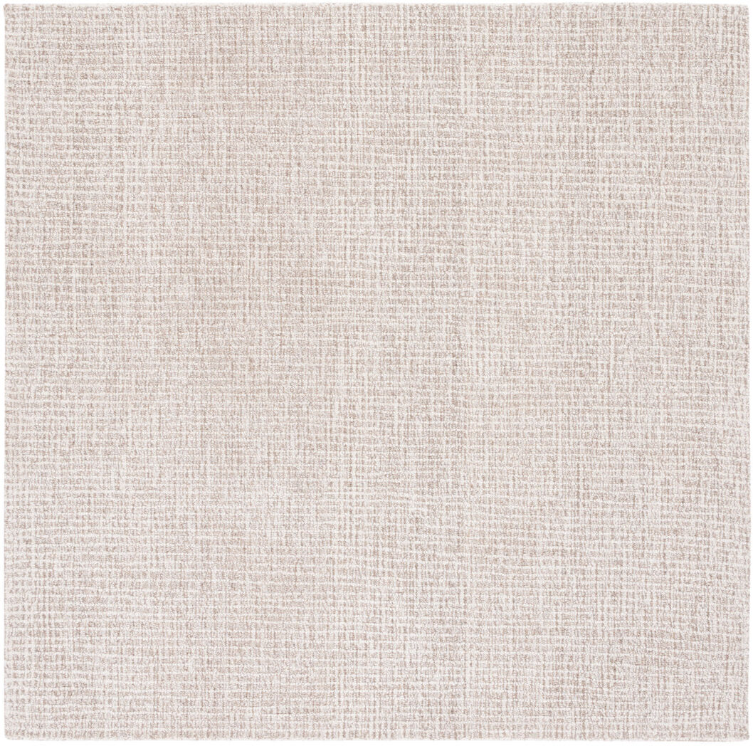 Blue Elephant Eliesha Handmade Tufted Wool Ivory/Grey Area Rug Grey;Ivory Square 183cm