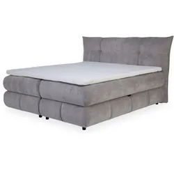Boxspringbett CATRIONA (LF 180x200 cm) - Bezug: Stoff - LF 180x200 cm