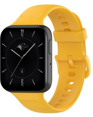Everyday Crate For OPPO Watch 3 Silicone Watch Band Soft Adjustable Replacement Watch Strap yellow