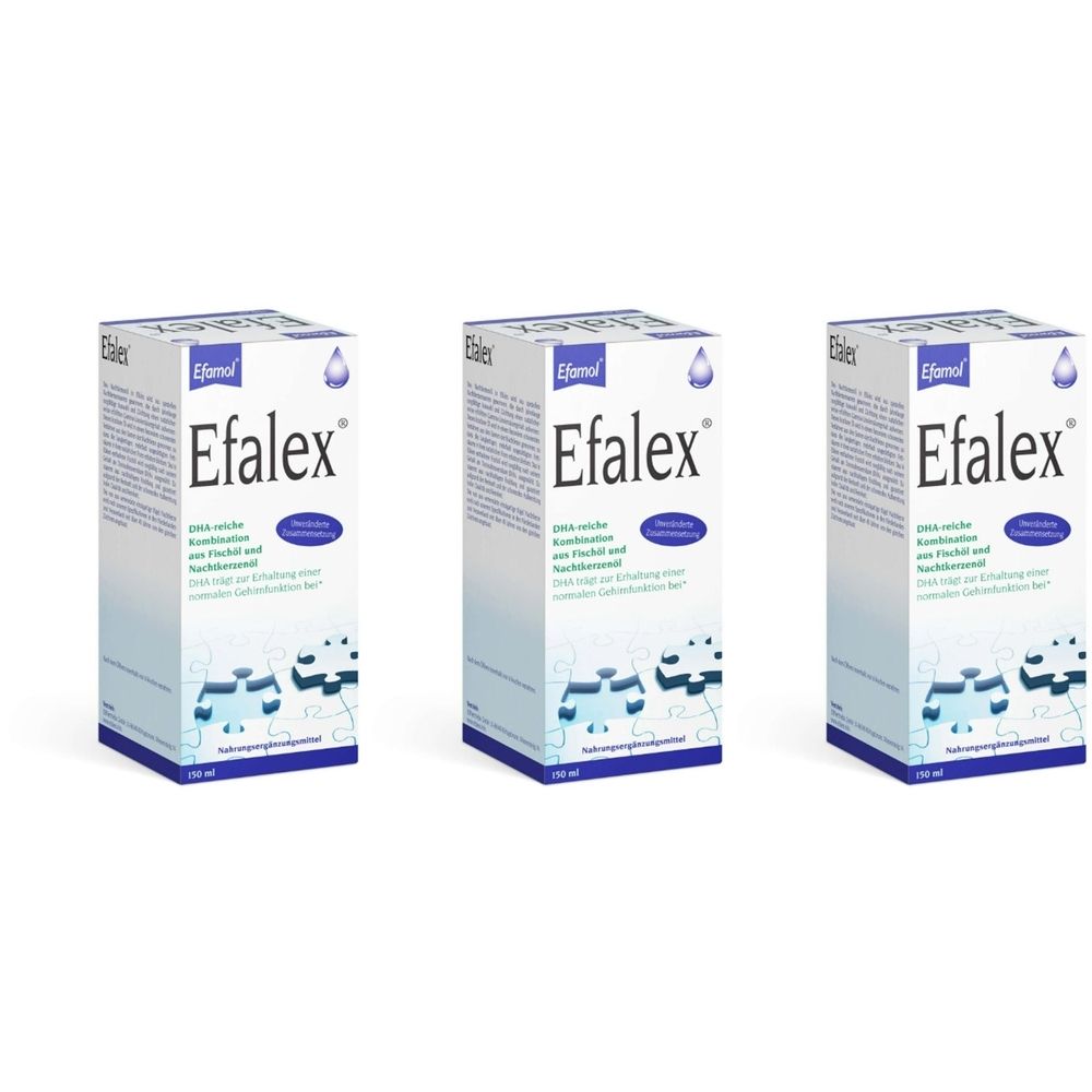 Efalex flüssig 3x 3x150 ml Flüssigkeit