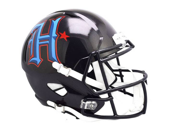 Riddell Sammelfigur Speed Replica OnField Helm NFL Houston Texans