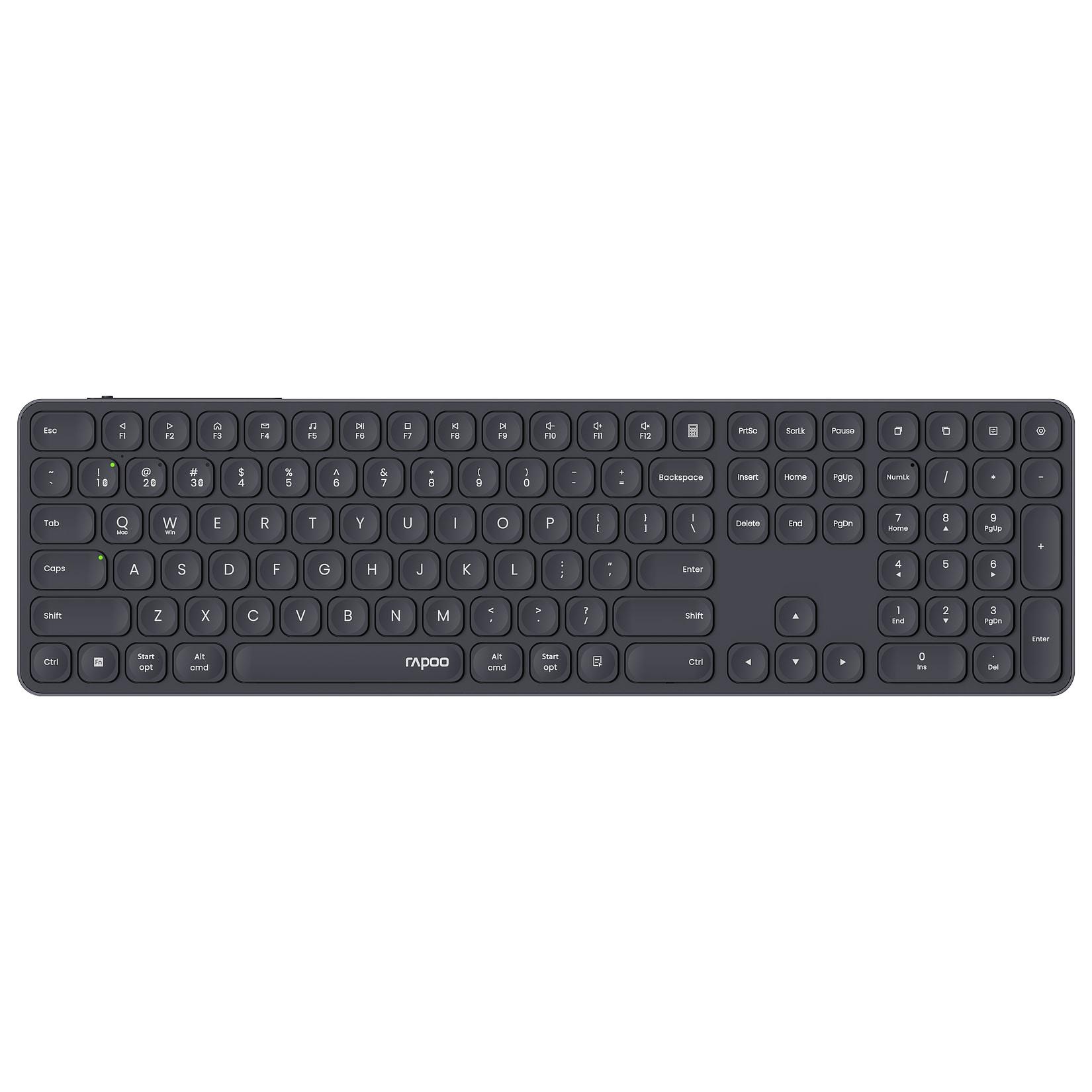 RAPOO E9810M.DE.DGR Multi-Mode Wireless Keyboard