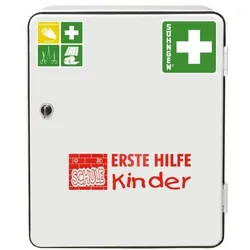 ALUDERM Verbandschrank »Schule« mit Füllung weiß, 30.2x36.2x14 cm