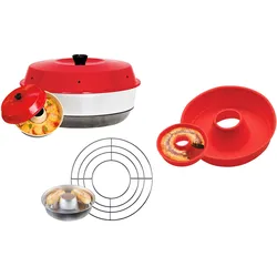 Omnia Campingbackofen Set 3-teilig inkl. Silikonbackform & Aufbackgitter