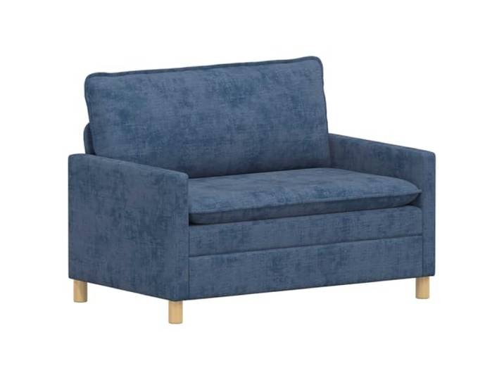 Makastle Sofa Couch Blau 126 x 81 x 87,5 cm Polyester
