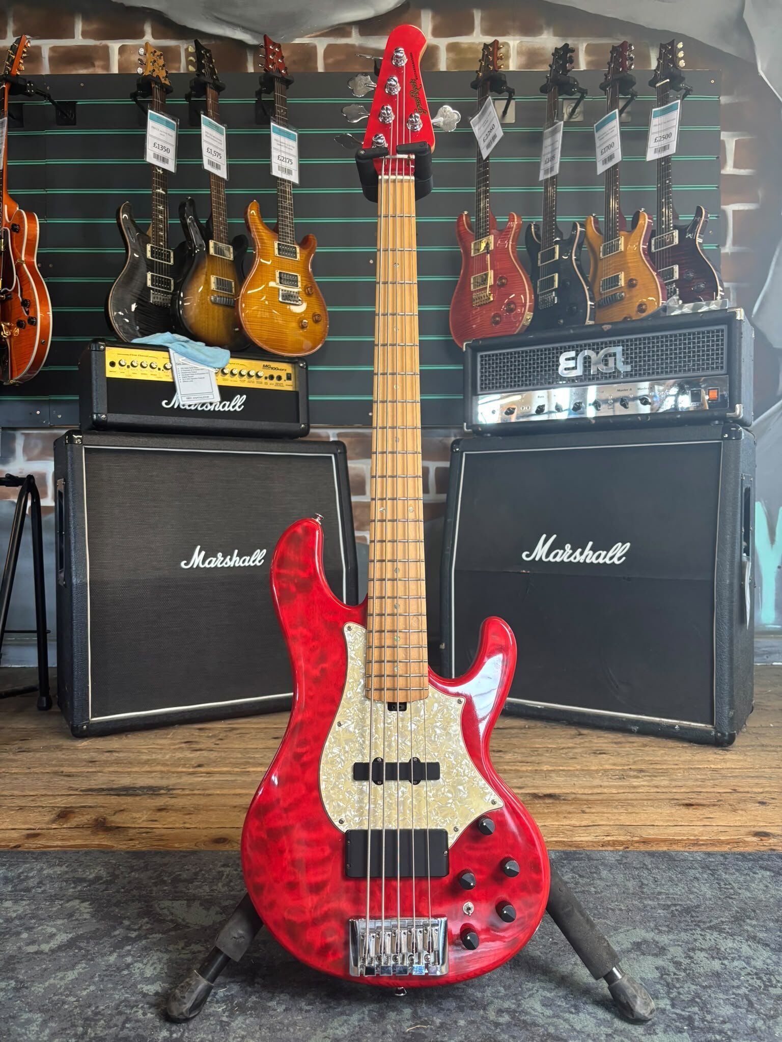 Grassroots Tetsuya Signature 5-String Active Electric Bass Guitar   Original - Refurbished
