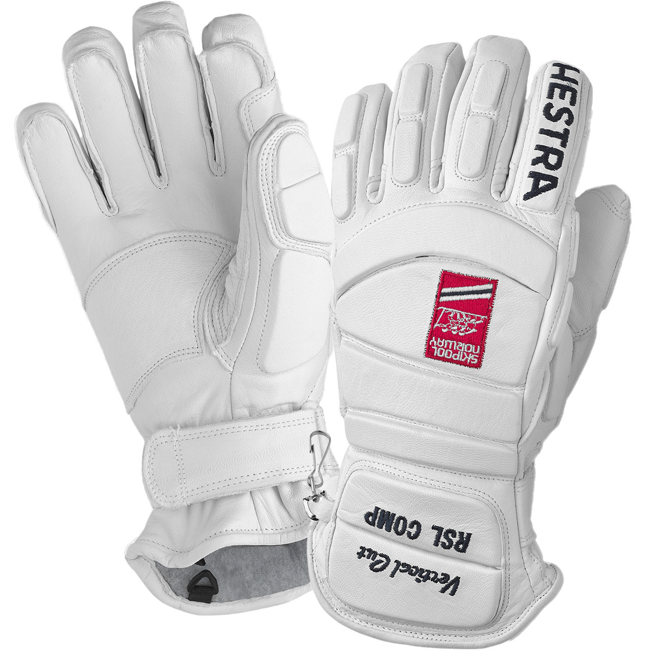 Hestra Herren Handschuh RSL COMP VERTICAL CUT white - 8,0