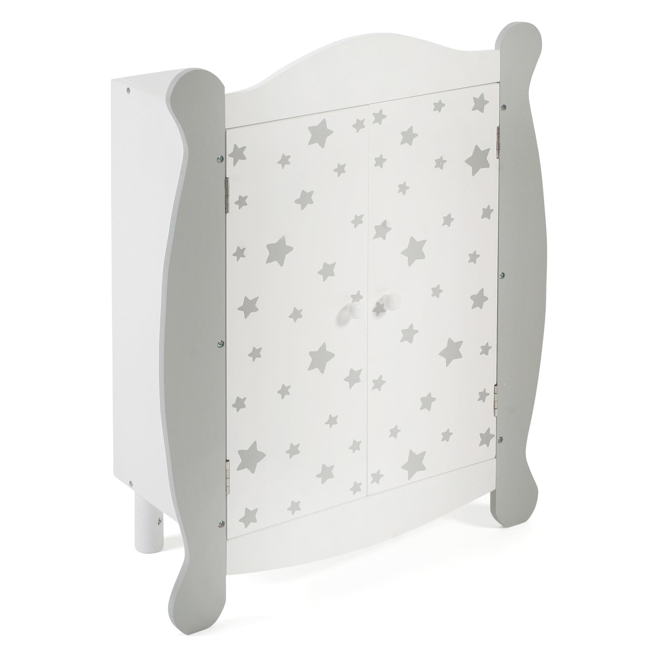 Bayer Chic 2000 Puppen-Kleiderschrank Stars grey (519 95)